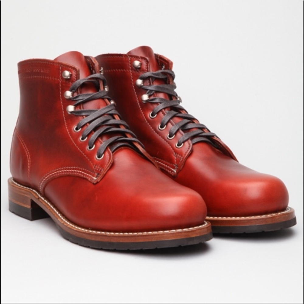 Wolverine 1000 Mile Red Leather Boots